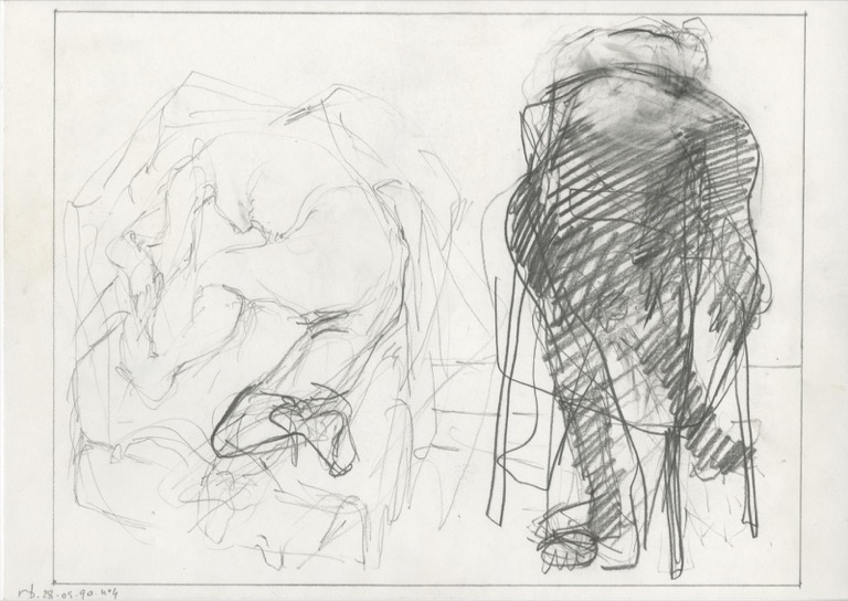 Étude pour « Soft Love in a Loft », 1990