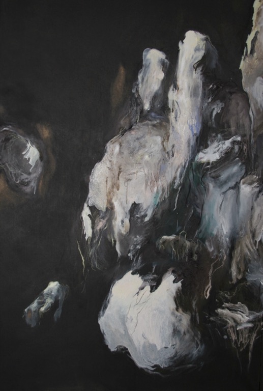 Triptyque noir, détail, 2007
