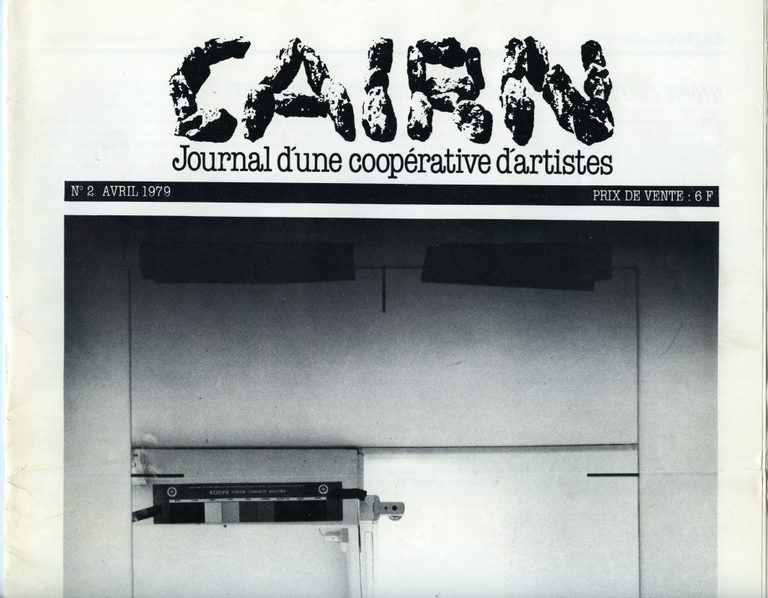CAIRN, journal d’une coopérative d’artistes, n° 2